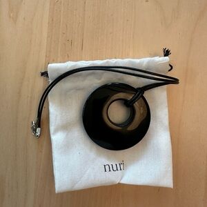 Nuri Black Agate Pendant Necklace